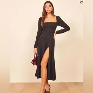 Reformation Sigmund Dress - black